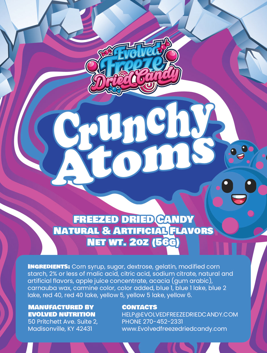 Freeze Dried Crunchy Atoms