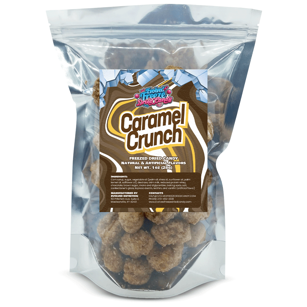 freeze dried caramel crunch